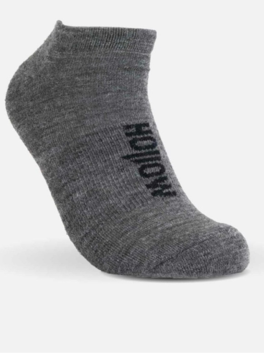 Alpaca Grey No Show Athletic Socks NWT